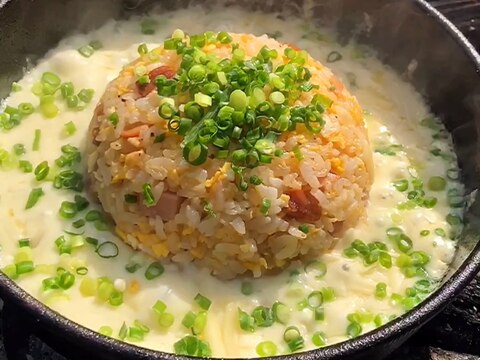 【川で料理】チーズチャーハン・超簡単！